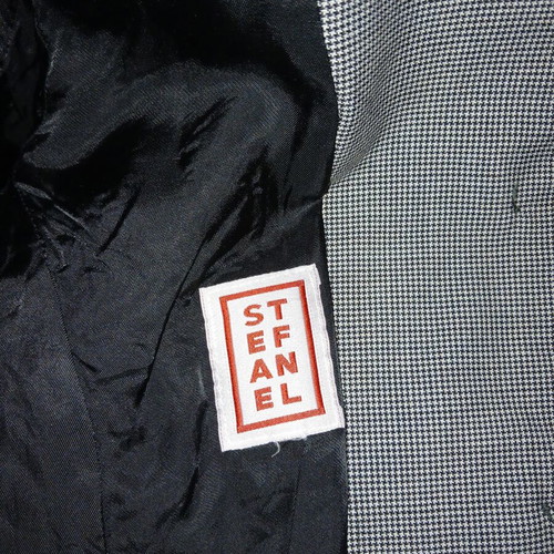 Stefanel women's jacket medium size, like new, micro-plaid design