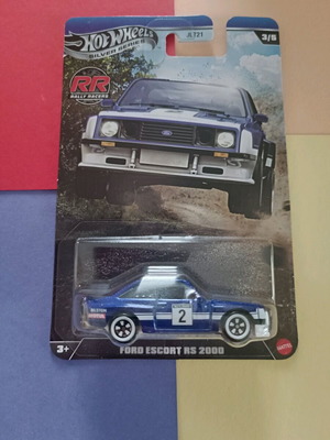Hotwheels Ford Cosworth RS 2000 Rally Racers sealed, new