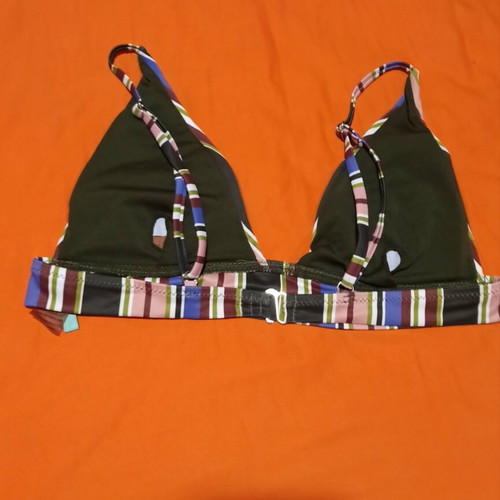 Violetta striped bikini like new, size M, multicolor