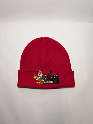 Disney Mickey kids hat used, red, ages 4-8