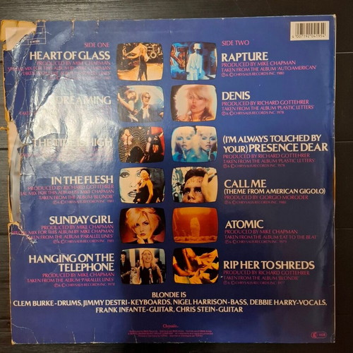 Blondie's Hits LP used, rock compilation
