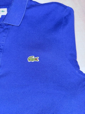 Lacoste Polo Shirt καινούργιο, μπλε, μέγεθος S