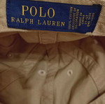 Παιδικό καπέλο τζόκεϊ Polo Ralph Lauren μπεζ/χακί σαν καινούργιο, νούμερο 2-4 ετών