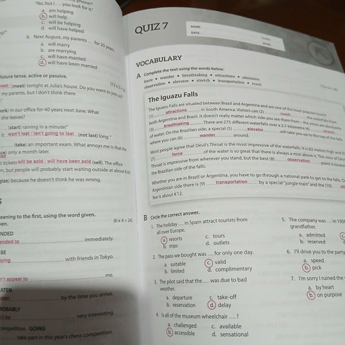Burlington Stay Connected B1+ Test Book used, Teacher's edition
