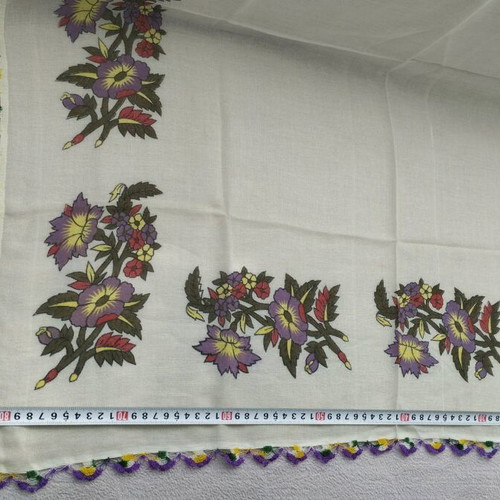 Lace headscarf new, single-hook from dowry