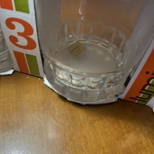 Luminarc Quadrille Vintage Σετ 3 Κρυστάλλινα Ποτήρια 32cl Καινούργιο