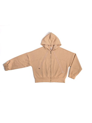 Jacket με κουκούλα Tiffosi μπεζ σαν καινούργιο