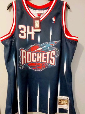 Ανδρική μπασκετική φανέλα Mitchell and Ness HWC Swingman Hakeem Olajuwon Rockets καινούργια