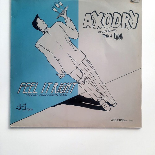Axodry & Two Of China Feel It Right 12" Maxi-Single vinyl like new