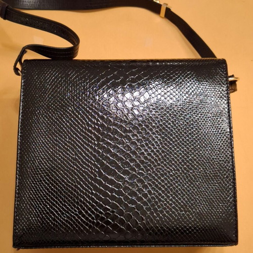 Almada shoulder bag black snake like new
