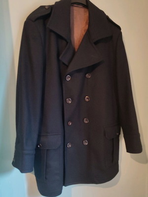 La Redoute Collections men's blue naval coat XL new