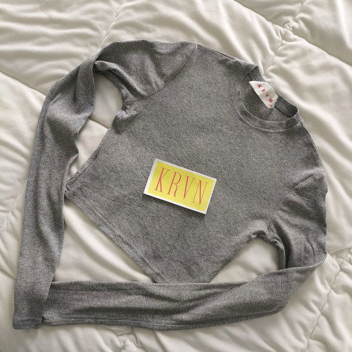 Crop top Karavan like new, gray, small/medium