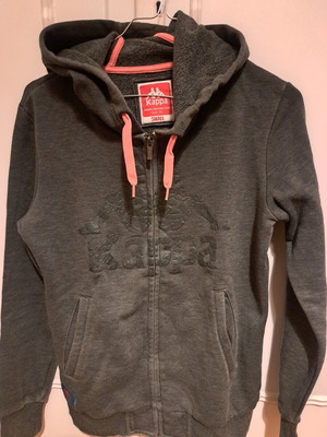 Kappa sports jacket used, size S, gray