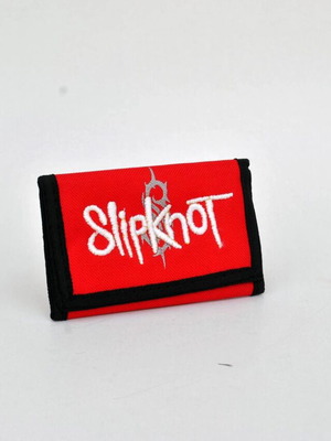 Πορτοφόλι Slipknot κόκκινο με κέντημα λογότυπου