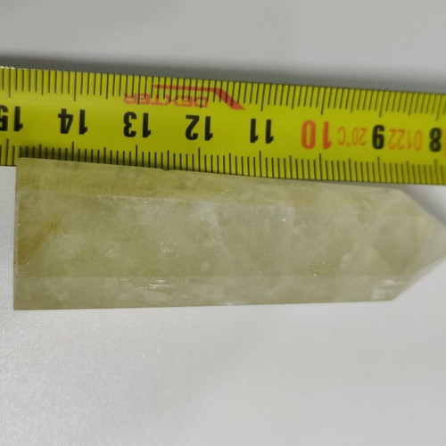 Yellow Fluorite Crystal Obelisk Tower like new