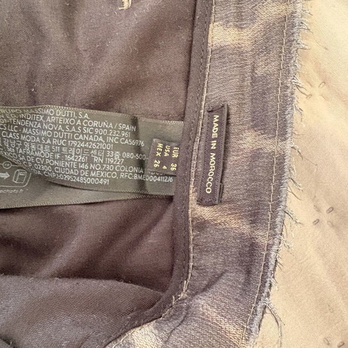 Massimo Dutti leopard pants like new, size S