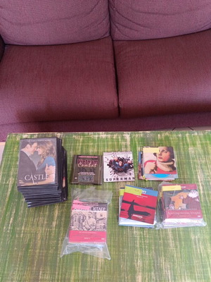 DVD collection used, about 140 with The Castle series, documentaries, comics, movies