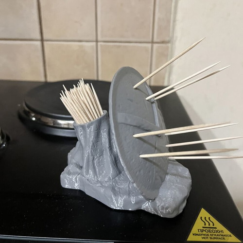3D Printed Toothpick Holder, decorative and practical
