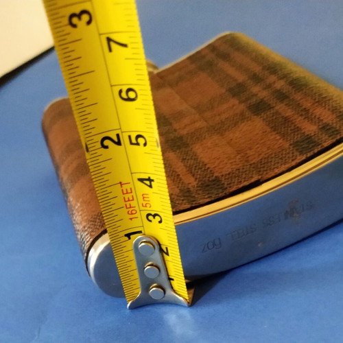 Stainless Steel Flask brown, like new