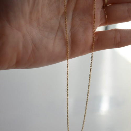 18k Gold Plated Silver Chain Necklace from Pari Fine Jewels new
