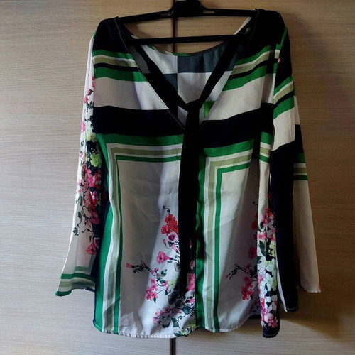 Motivi kimono-style blouse shirt like new, multicolor