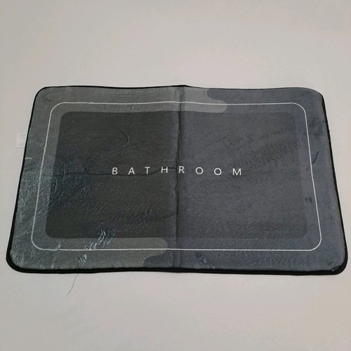 Set of three new rugs for bathroom, kitchen and door mat