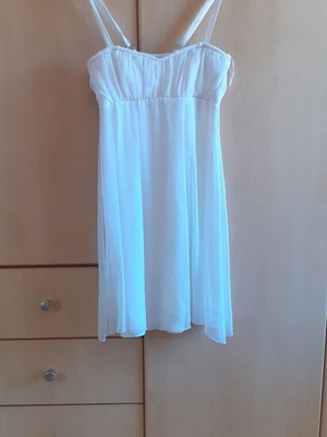 Bellino summer dress used, white, size S