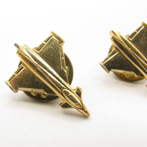 Vintage gold aviation pins set of 2, made in USA, like new
