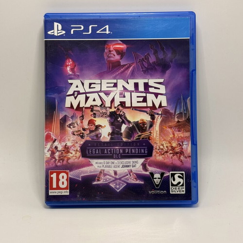 Agents of Mayhem PS4 used action adventure game