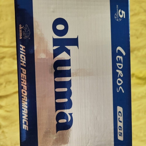 Okuma CJ 65 Cedros fishing reel new with accessories