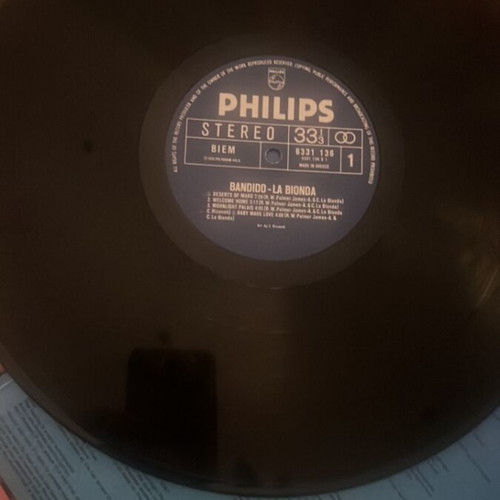 Bandido vinyl record