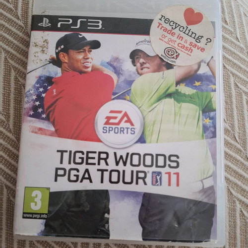 Tiger Woods PGA Tour 11 PS3 game used in excellent condition