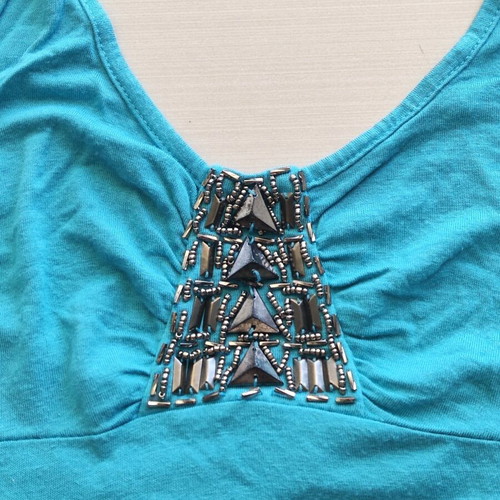 Dress with strap like new, size M/L, blue