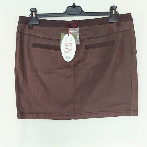 Esprit EDC Shiny Denim Skirt New L XL
