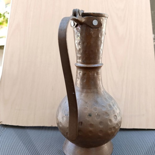 Vintage copper handmade Epirus gioumi used, decorative