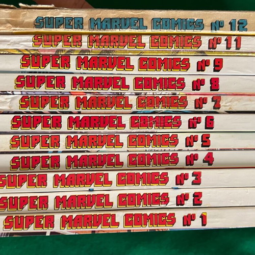 Super Marvel Comics πακέτο τόμοι 1-9 σαν καινούργιο, τόμοι 11-12 μεταχειρισμένοι