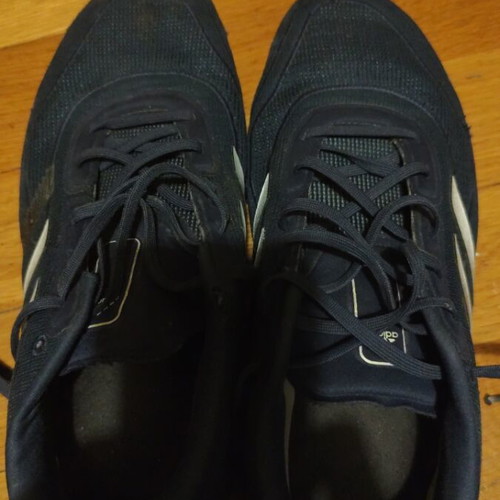 Adidas Supernova running shoes used, size 46, crew navy and silver metallic