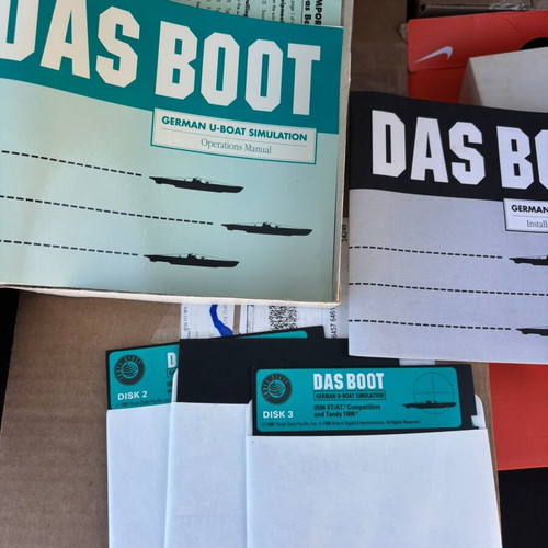 Das Boot Big Box PC simulation game used