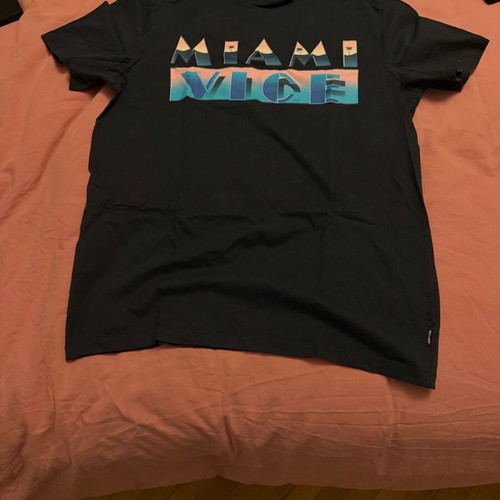 Miami Vice men's t-shirt used, cotton, size L, black