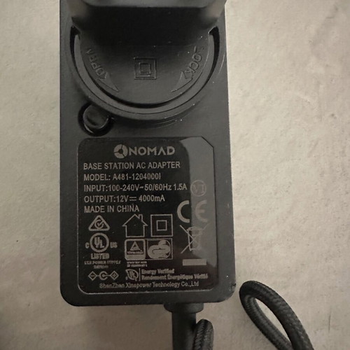 Nomad Base Station Hub Edition wireless charger used