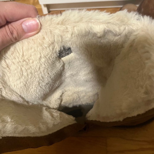 Zara kids boots used brown tan with fur lining size 36