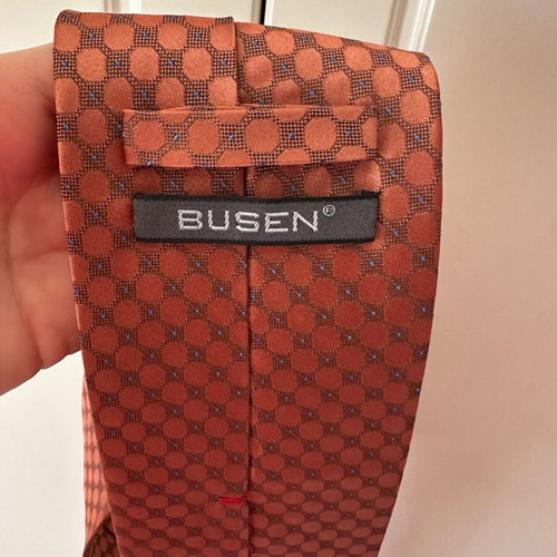 Men's tie like new, red and orange