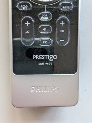 Philips Prestigo 9600 universal remote control used