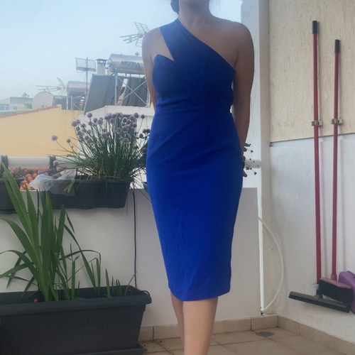 Blue dress Lui e Lei new, size XL
