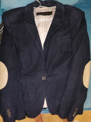 Γυναικείο σακάκι Zara Basic L μεταχειρισμένο, μπλε