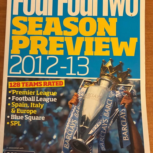 FourFourTwo Season Preview 2012-13 like new, English leagues