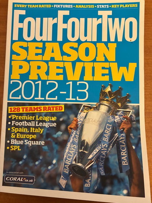 FourFourTwo Season Preview 2012-13 like new, English leagues