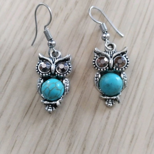 Owl earrings set new unique design