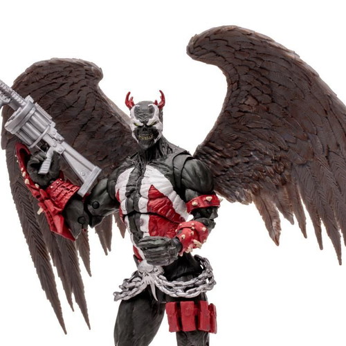 King Spawn 2023 figure with wings and demon minions, new
