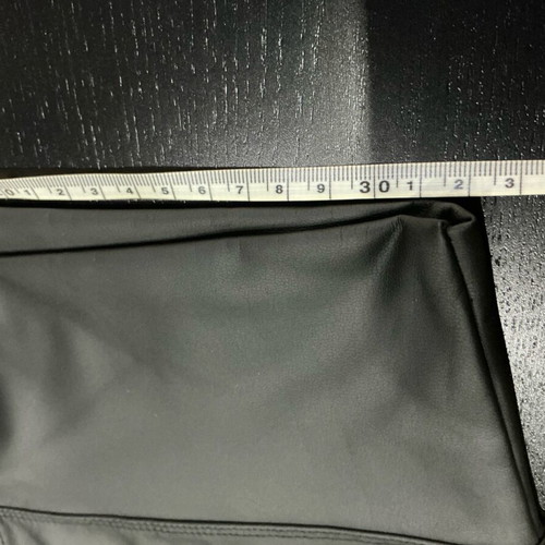 Black leather look leggings like new, size S/M
